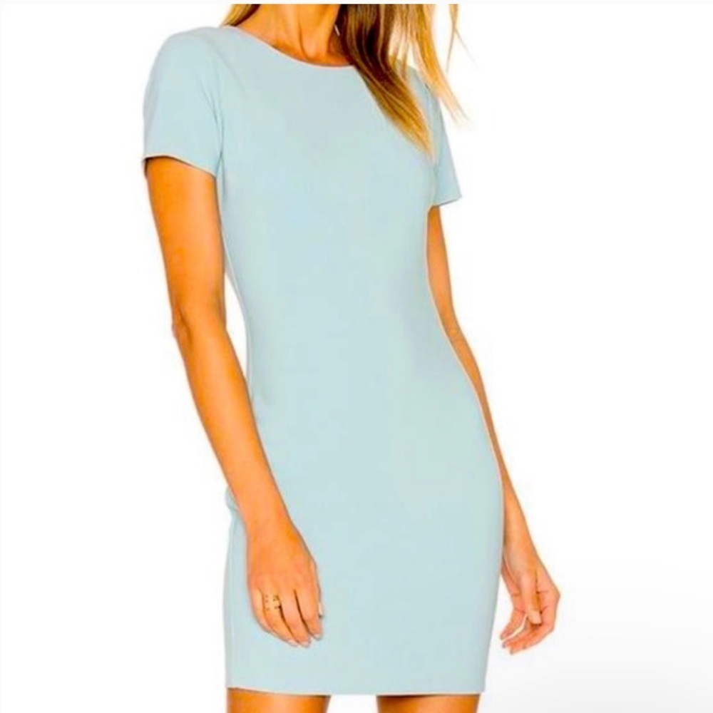 Likely Manhattan Mini Bodycon Dress Size 0 Dress from Revolve Classic Light Blue